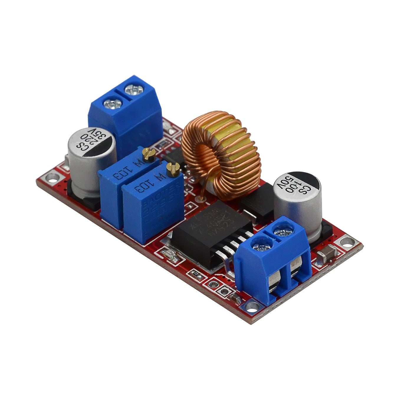DC-DC (CV og CC) step-down konverter - 4-38 > 1,25-36V / 5A