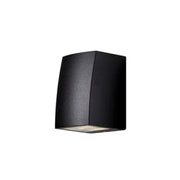 Væglampe ASK udendørs, sort, downlight