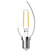 2,5W LED Kerte pære E14. 250Lm 2700K