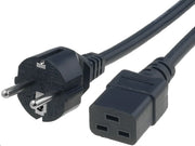 PDU/UPS strømkabel - CEE7/7 han til C19 hun (5m)