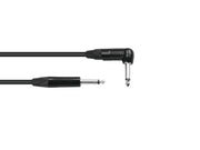 Prof. guitarkabel - 6,3mm JACK han/han (1x 90°) Neutrik (6m)