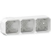PLEXO 55 IP55 underlag 6 modul membran, hvid