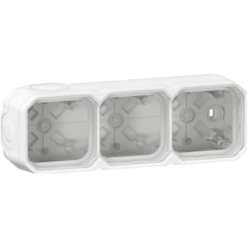 PLEXO 55 IP55 underlag 6 modul membran, hvid