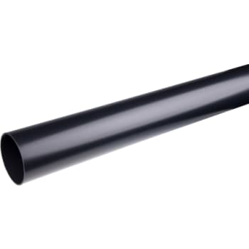 Plastmo nedløbsrør, Ø75mm, sort, 6 meter