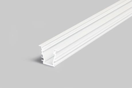 DIOFLEX Hvid alu profil DEEP10 C/UX 2m 23,4x19mm