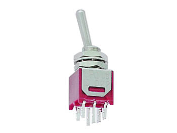 Miniature vippekontakt - 2P ON-(ON)