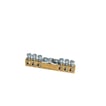 Potentialudligningsskinne uden sokkel og cover 1x 6-25  6x 1,5- 6 mm2