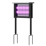 Solcelle insektlampe - Sort, IP65, 20W, dækker op til 120m2, Effekt: 1,3W - Til udendørs brug.