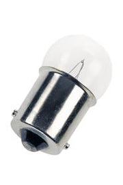 Autolampe - 12V / 10W, BA15s sokkel (Ø18x35mm)