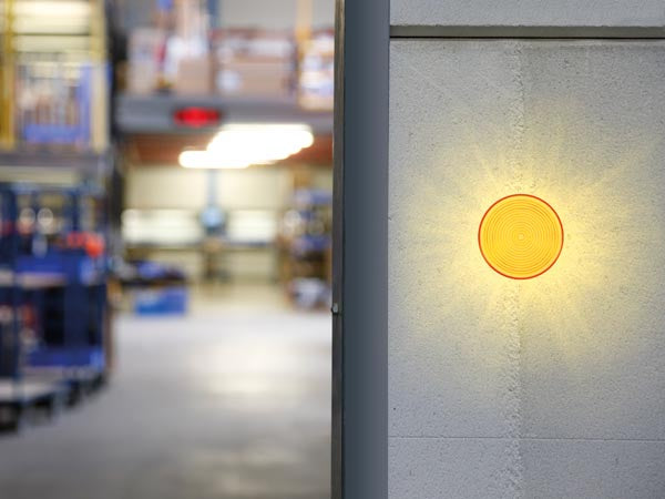 LED blinklys - 12Vdc, Ø77mm, IP20, Orange