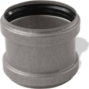 ACO 110 mm rustfri, syrefast afløbsskydemuffe, AISI 316