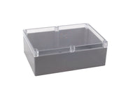 G378C plastkabinet - Klart låg, IP65 (185x275x95mm)