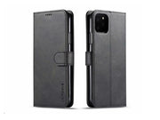 Læder flipcover m. kortholder - Til iPhone 13 Mini, Sort