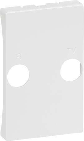 Afdækning TV / R T2 hvid
