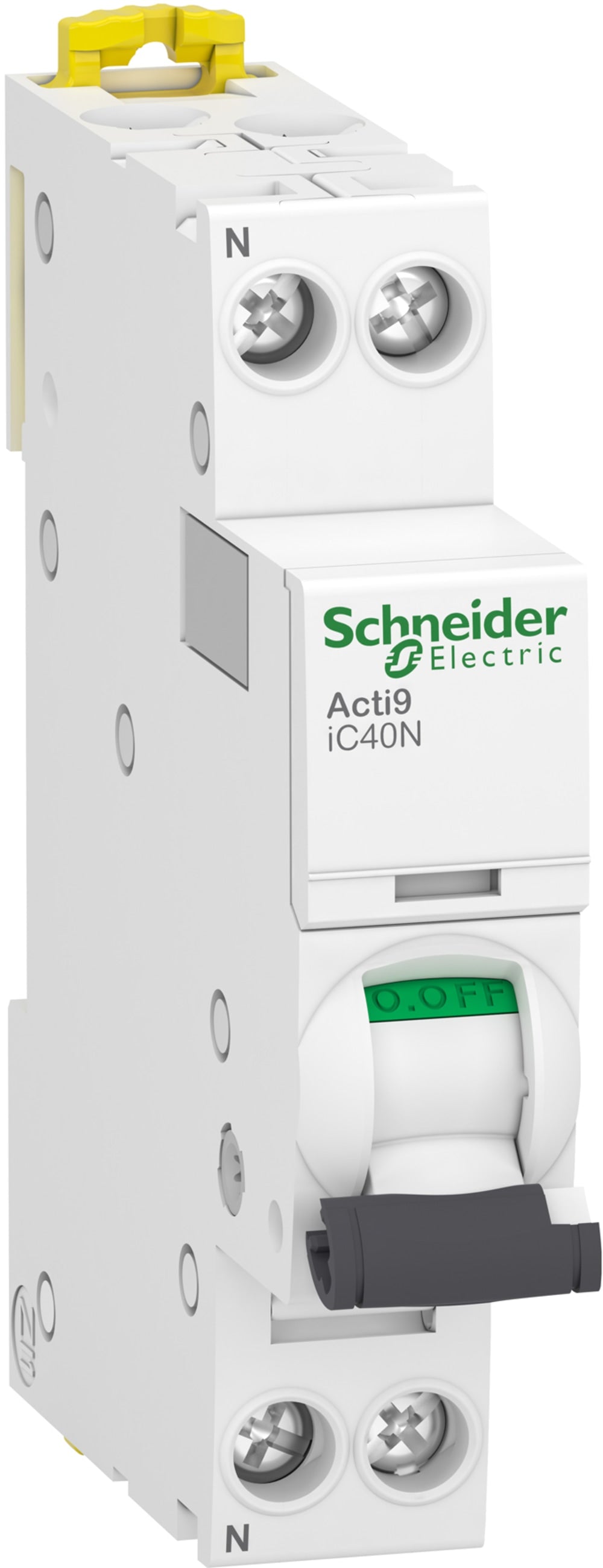 Automatsikring iC40N C 1P+N, 4A, 6/10kA, 1M