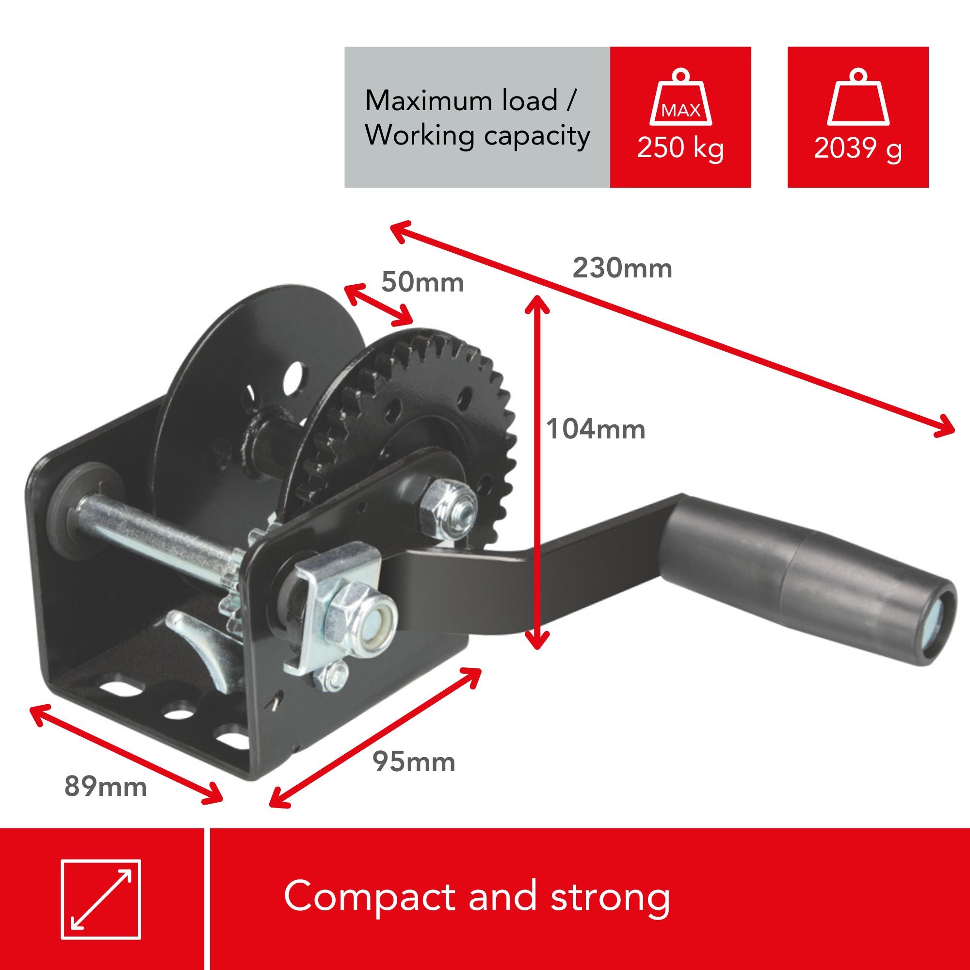 Håndspil - 250 kg