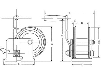 Håndspil - 250 kg