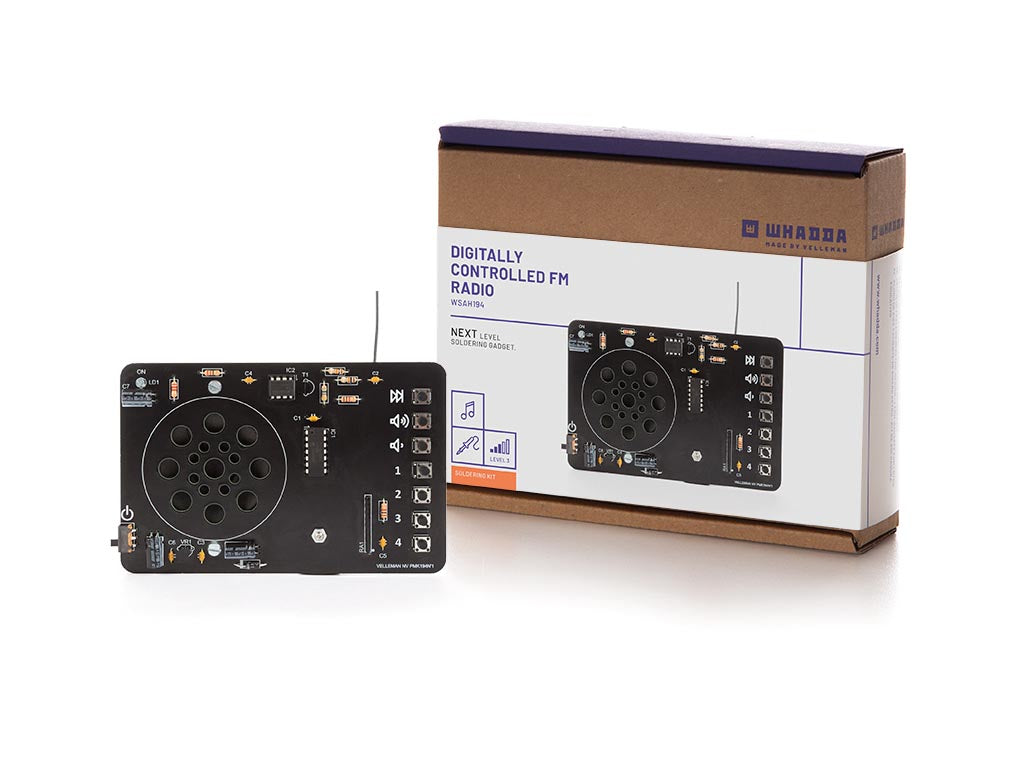 FM-radio med digital styring (loddekit)