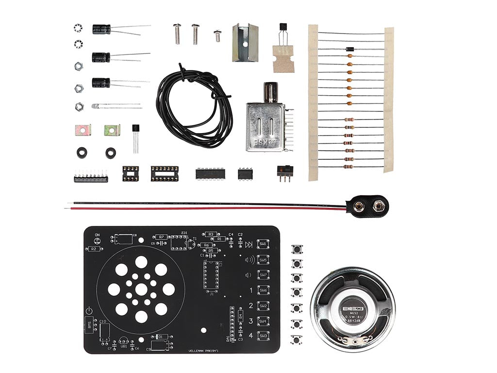 FM-radio med digital styring (loddekit)