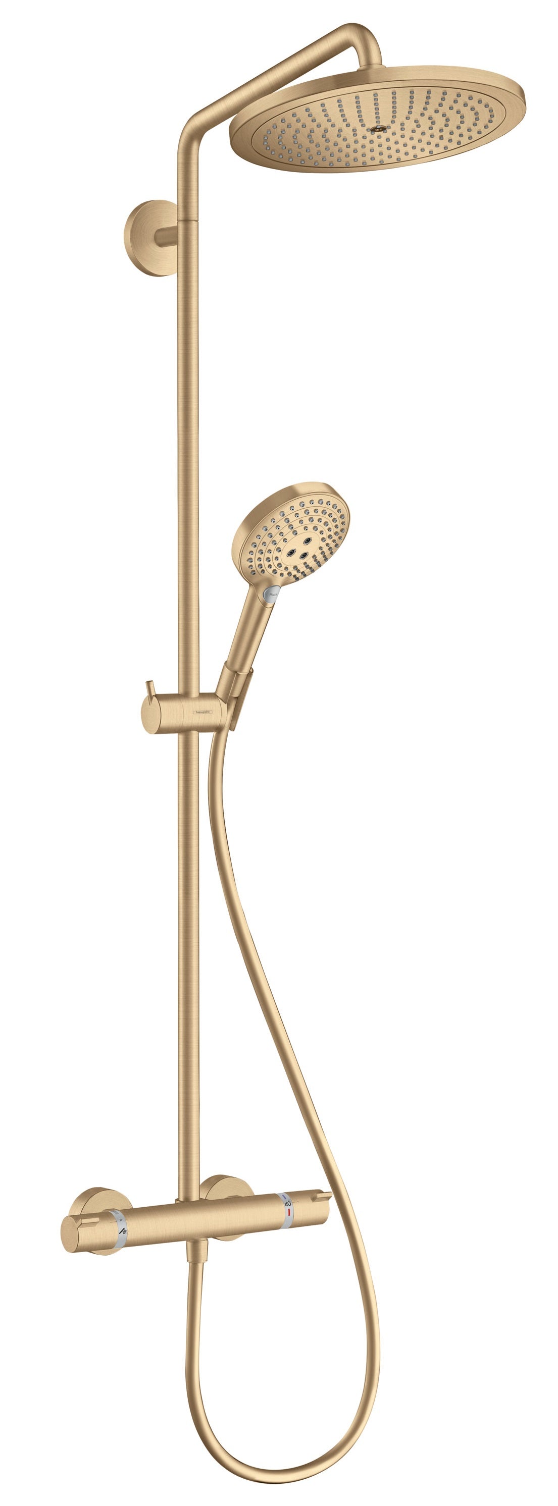 Hansgrohe Croma Select S Showerpipe 280, børstet bronze