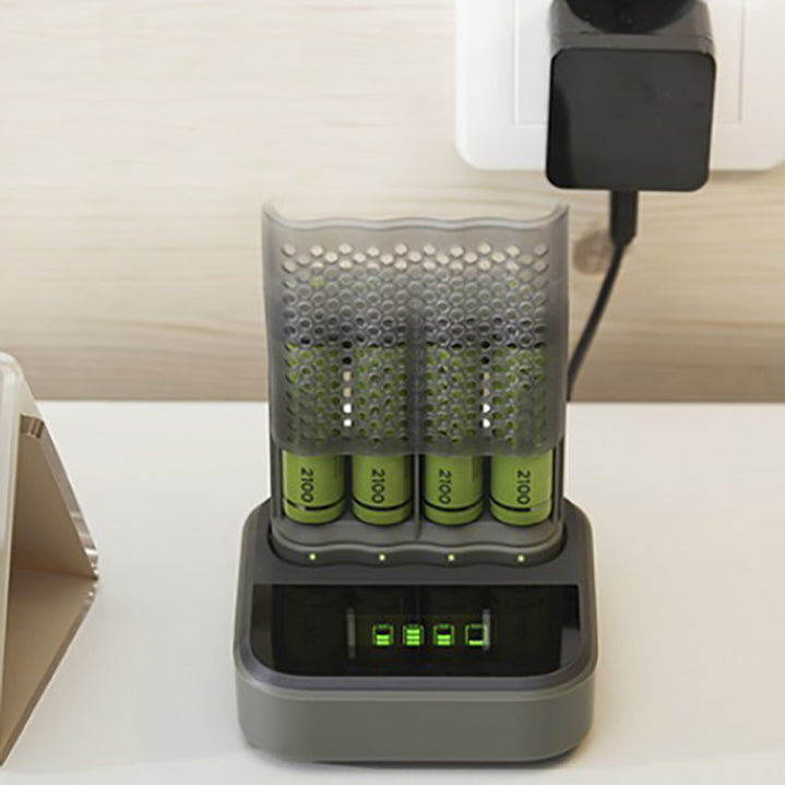 GP hurtig batterioplader m/dock