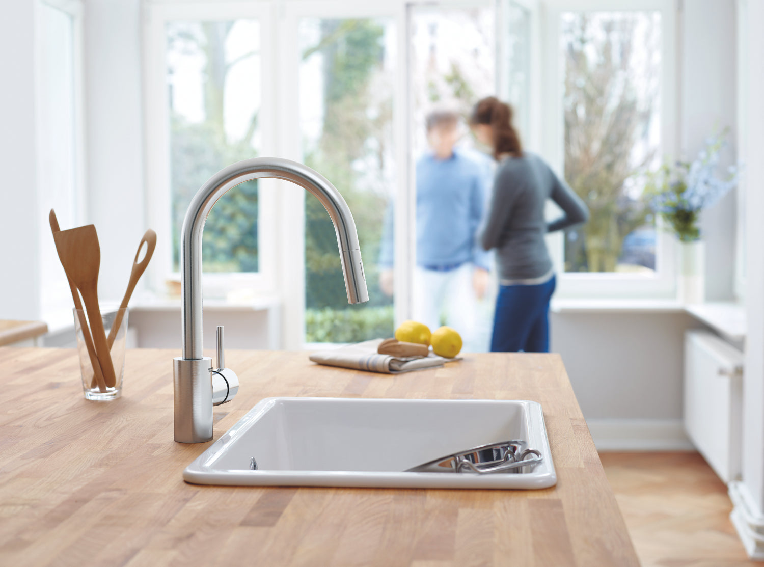 Grohe Concetto, køkkenarmatur, højt udløb