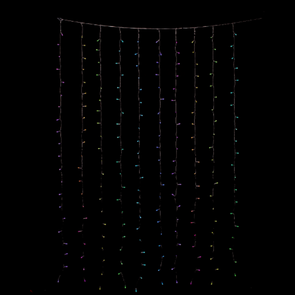 Twinkly Special Edition Curtain 210 RGB + W LED , app-styret