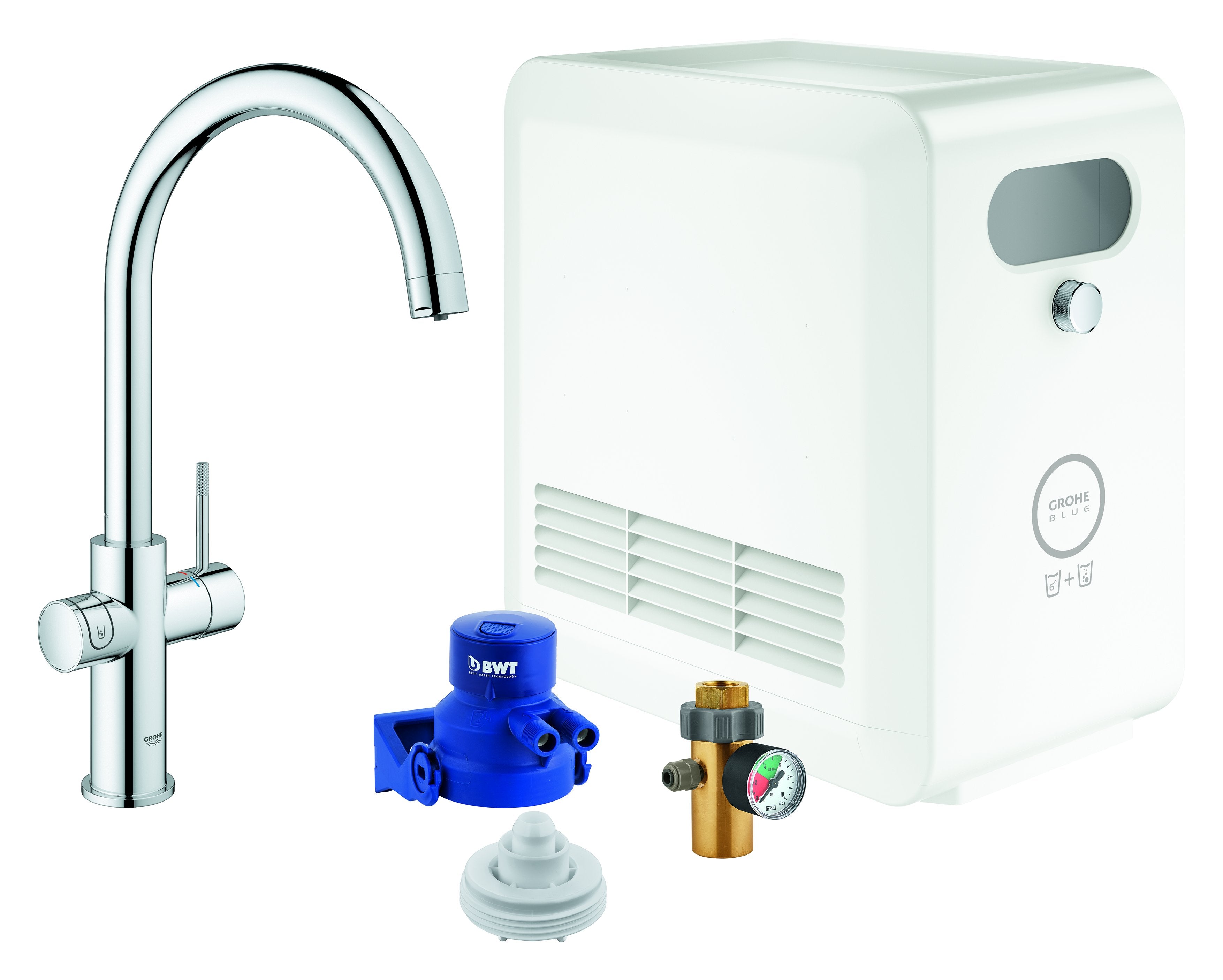 Grohe Blue Professional køkkenarmatur m/C-tud, krom