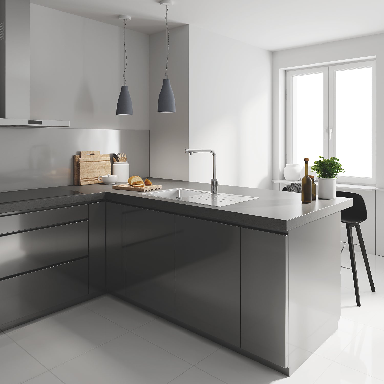 GROHE Minta SmartControl Køkkenarmatur krom