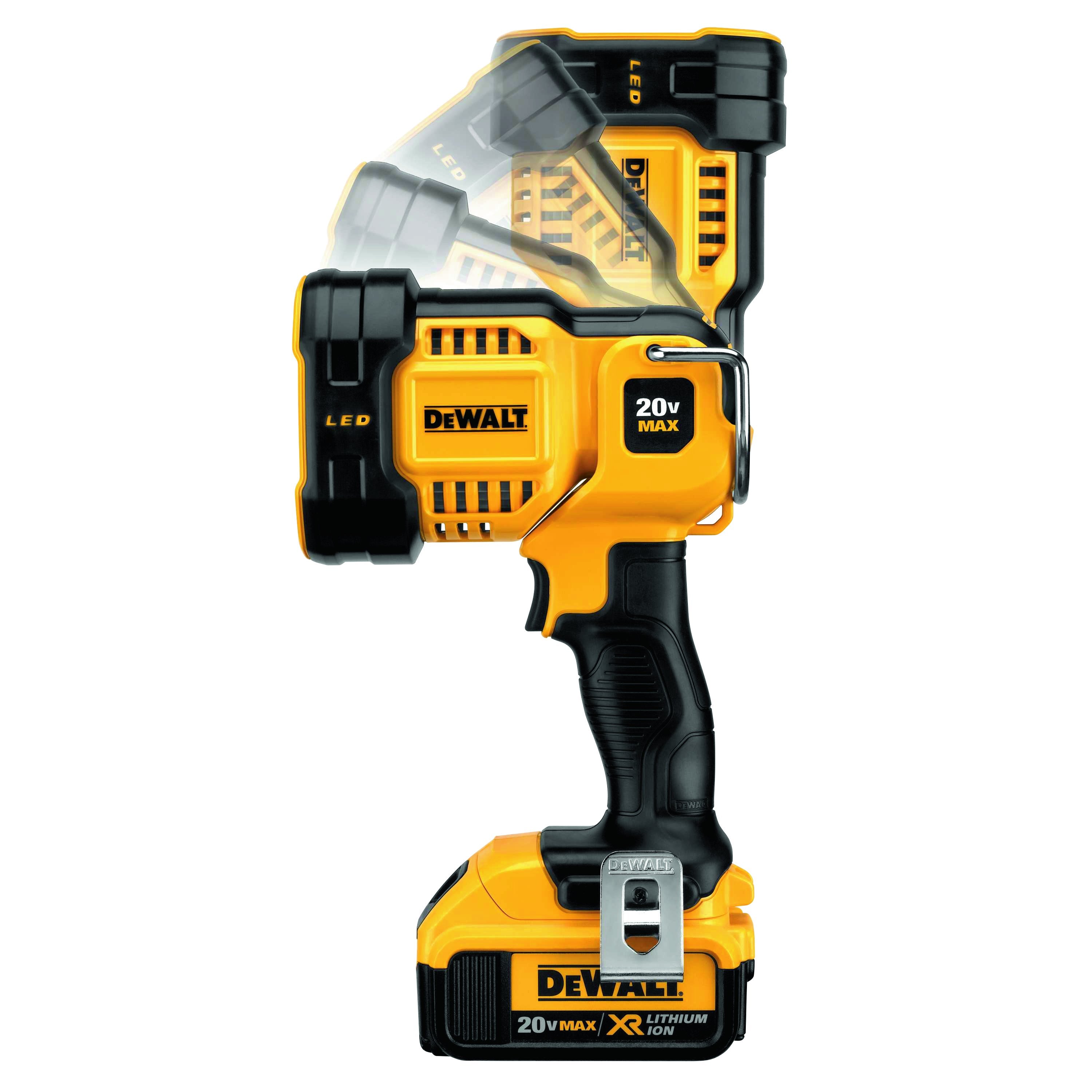 DEWALT 18V XR LED-arbejdslampe DCL043-XJ, 1000 lumen