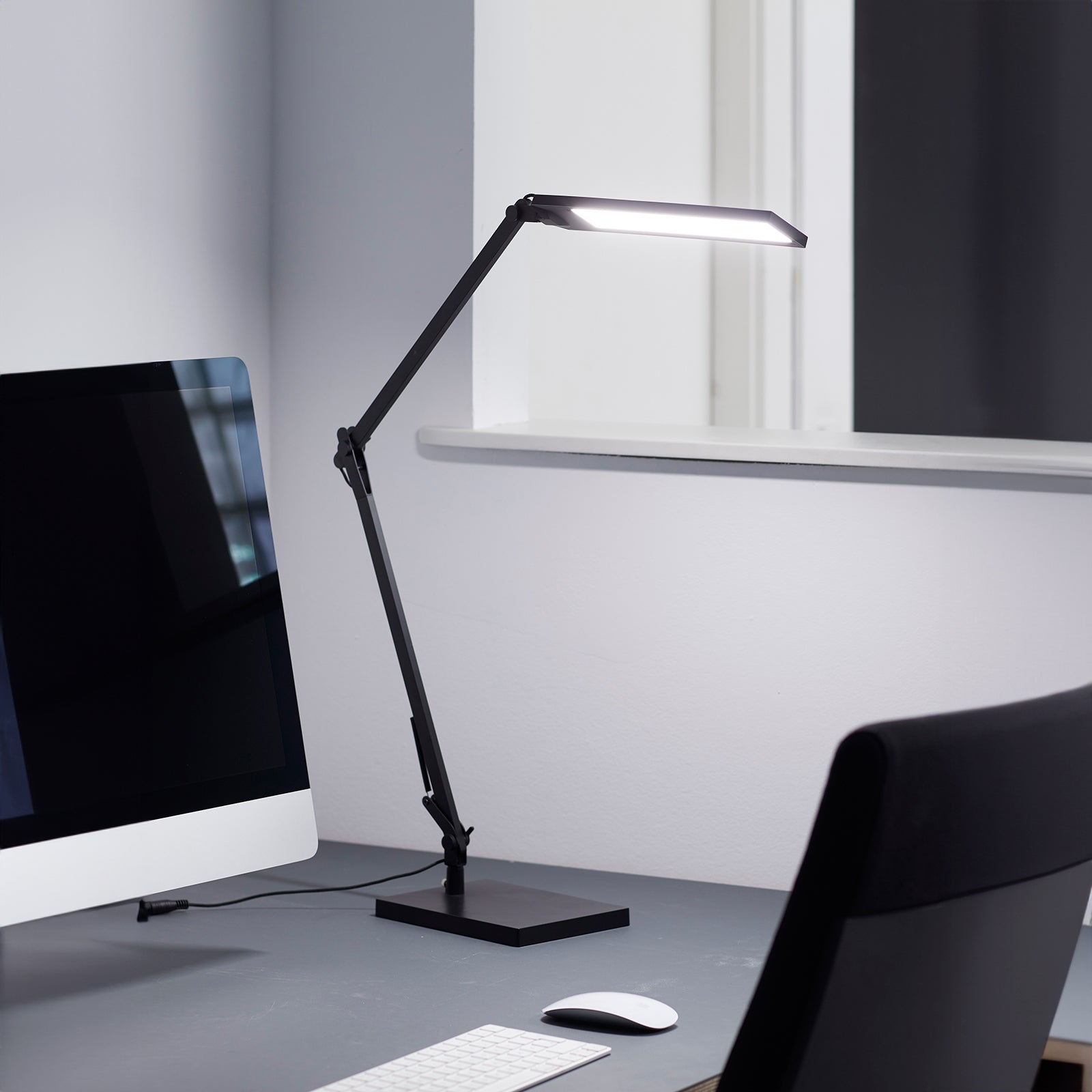Arkitektlampe office, sort