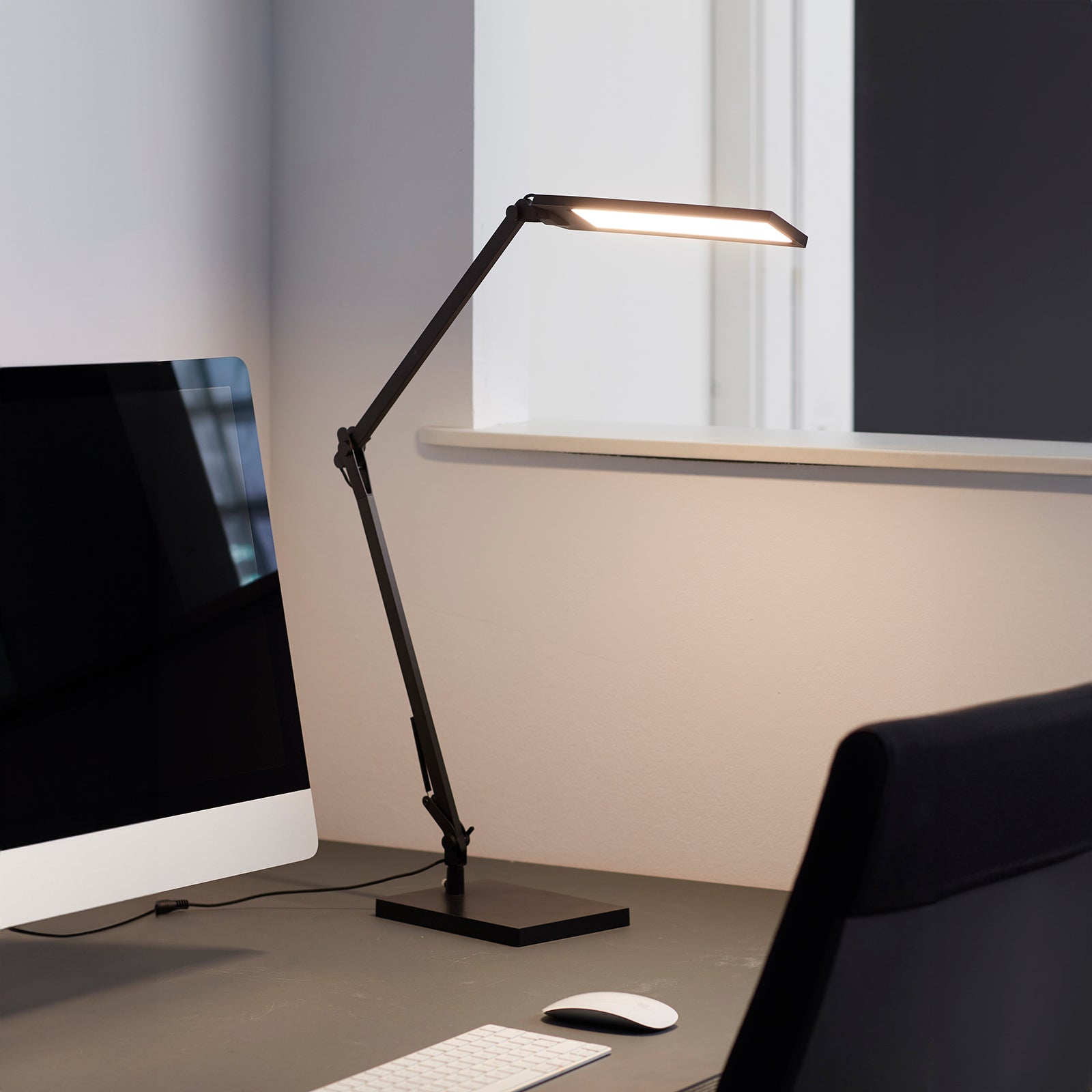Arkitektlampe office, sort