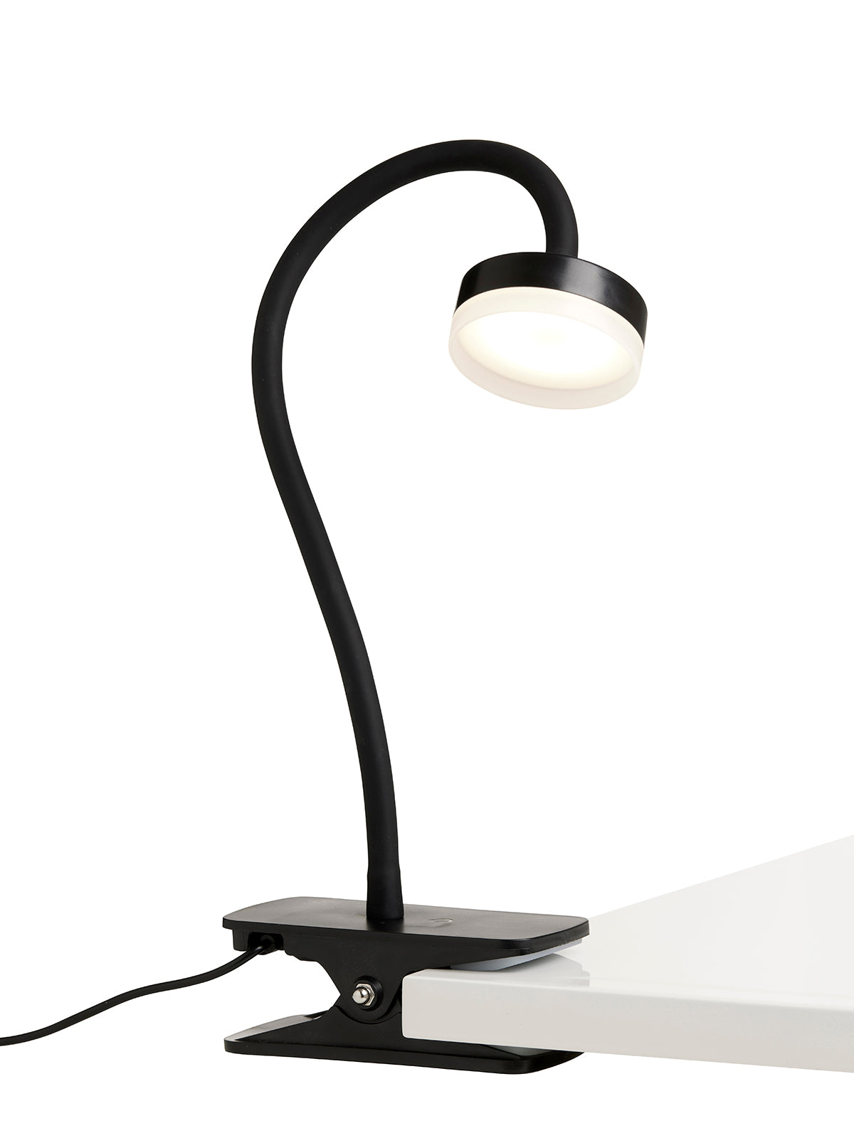 Klemspot Tulipan, sort