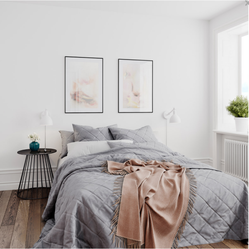 Bazar Mini Væglampe, E27, sandhvid
