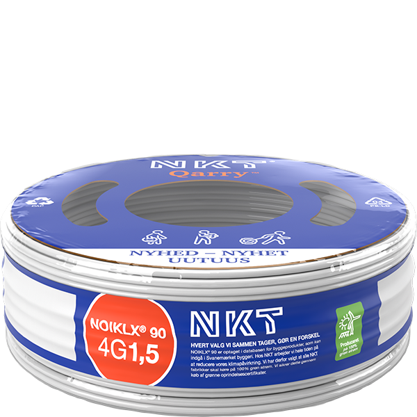 KABEL 4G1,5 NOIKLX90 LGRÅ RG 100 ECA