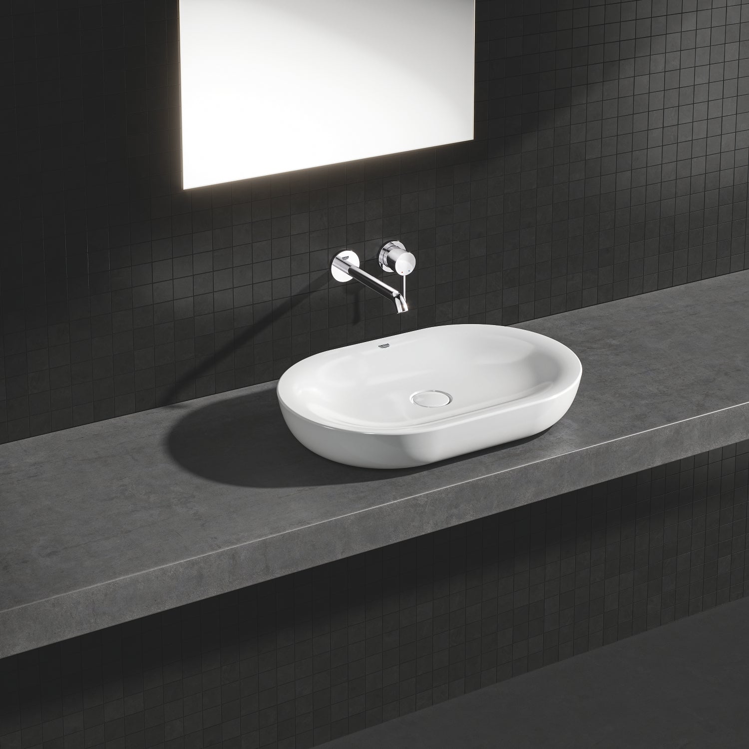 Grohe Essence M-Size vandhane, indbygning, krom