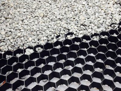 ECCOgravel grusarmering 1600 x 1200 x 40 mm, sort