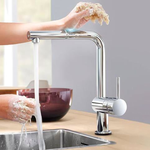 Grohe Minta Touch elektronisk etgrebs køkkenarmatur L-tud