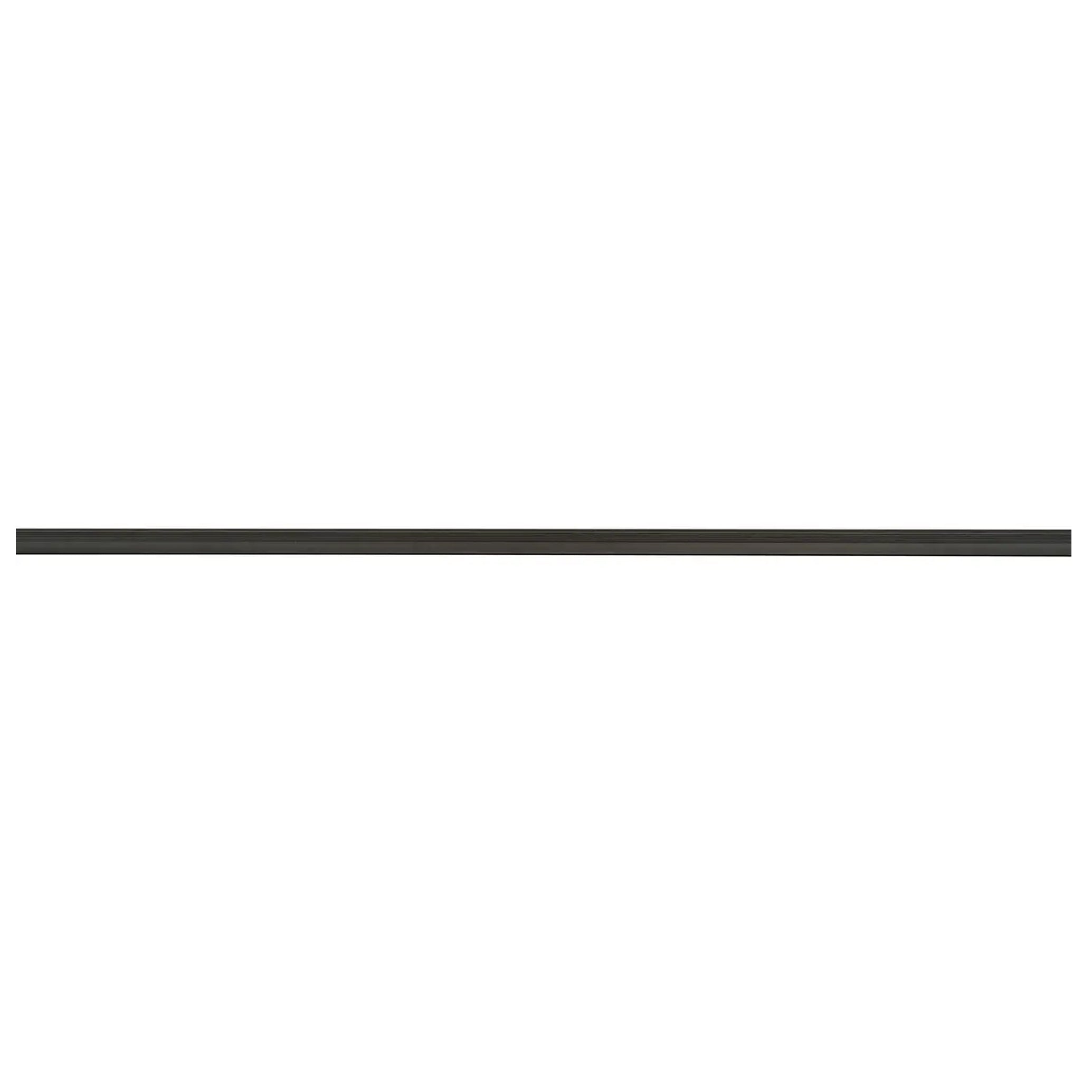 Strømskinne 1F 230V, 3M, sort, påbygning