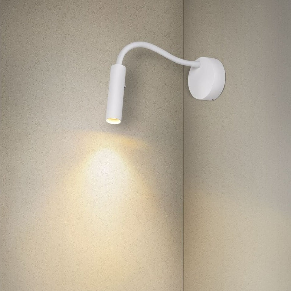 KARPO GOOSE væglampe, 5,8W 3000K 40°, hvid
