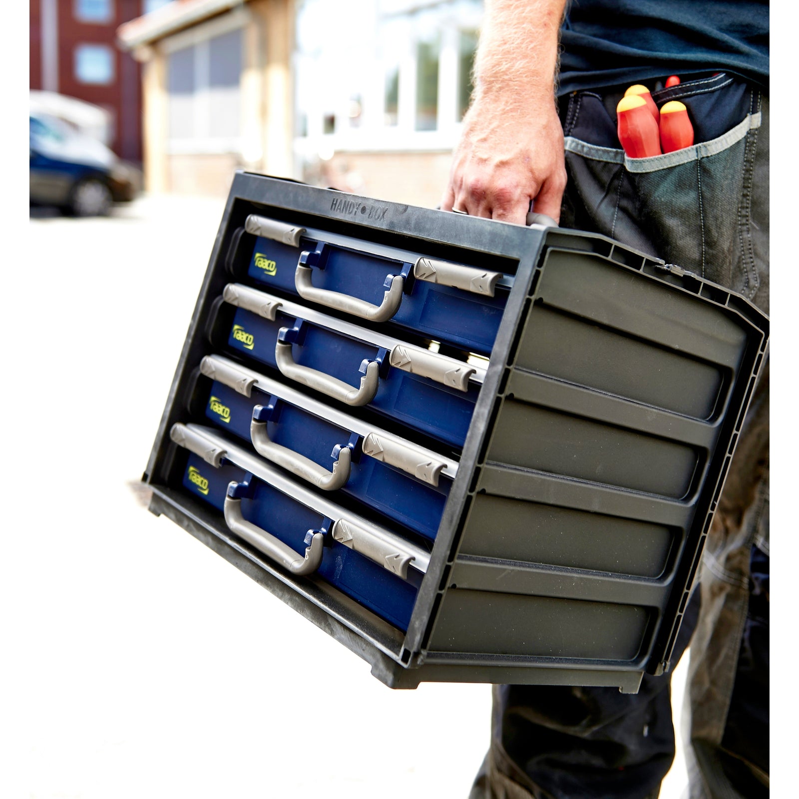 HANDYBOX MED 4 STK SORTIMENTSBOKSE