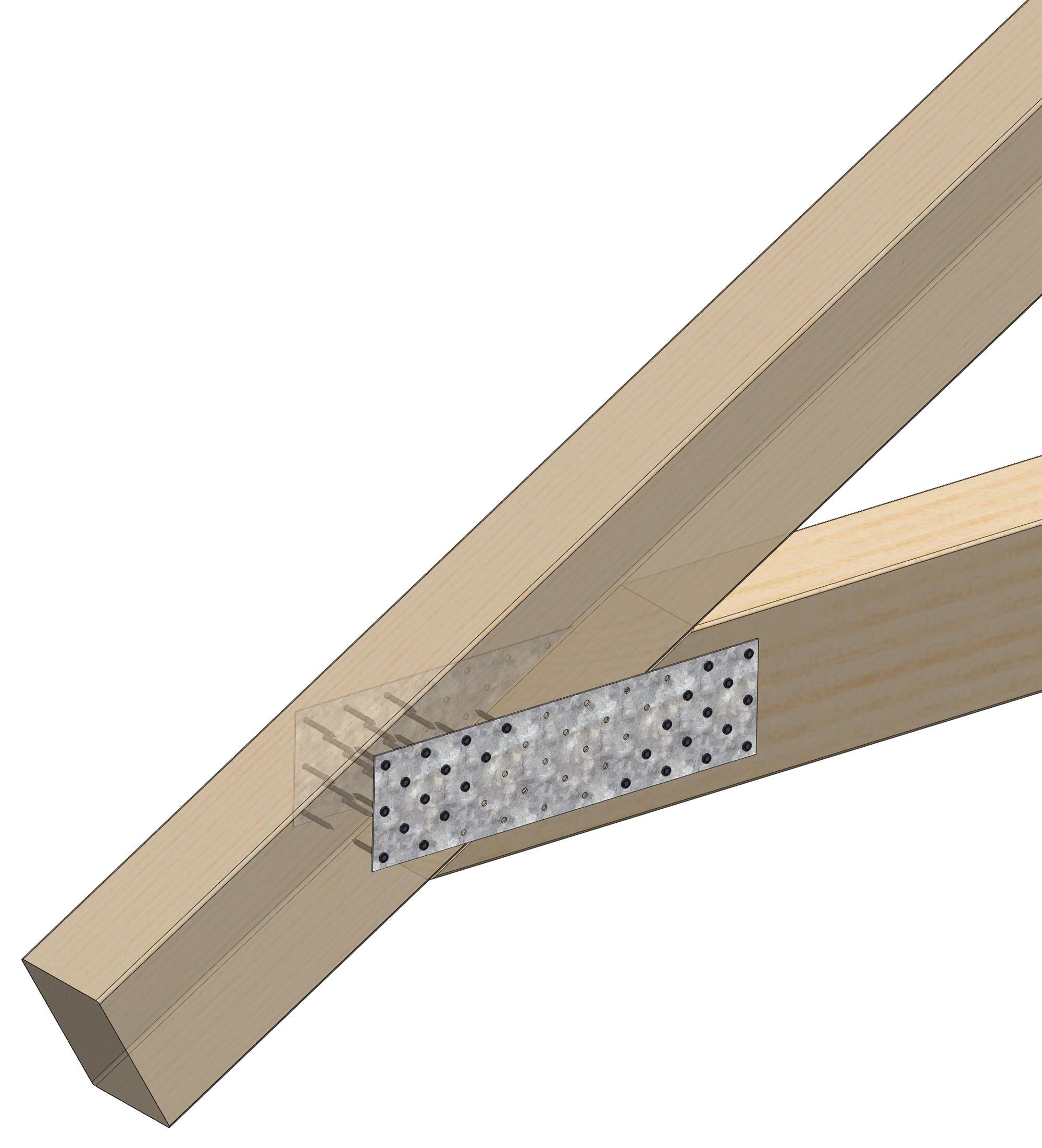 Sømplade 120 x 260 x 1,5 mm, FZB, 25 stk.