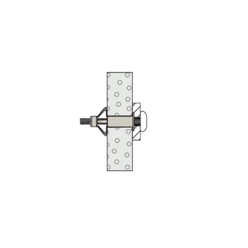 Hulrumsdybel 6 x 52 mm, metal, 50 stk.