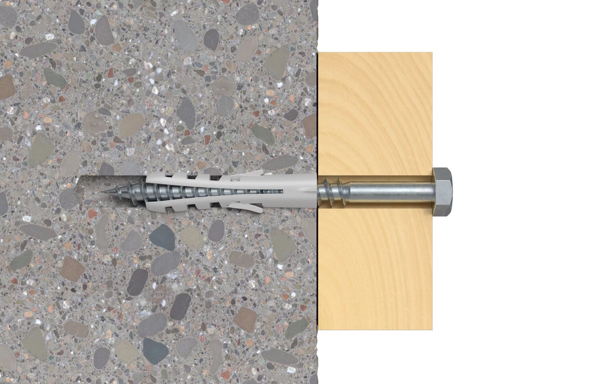 Dybel S 12 x 60 mm, PA, 20 stk.