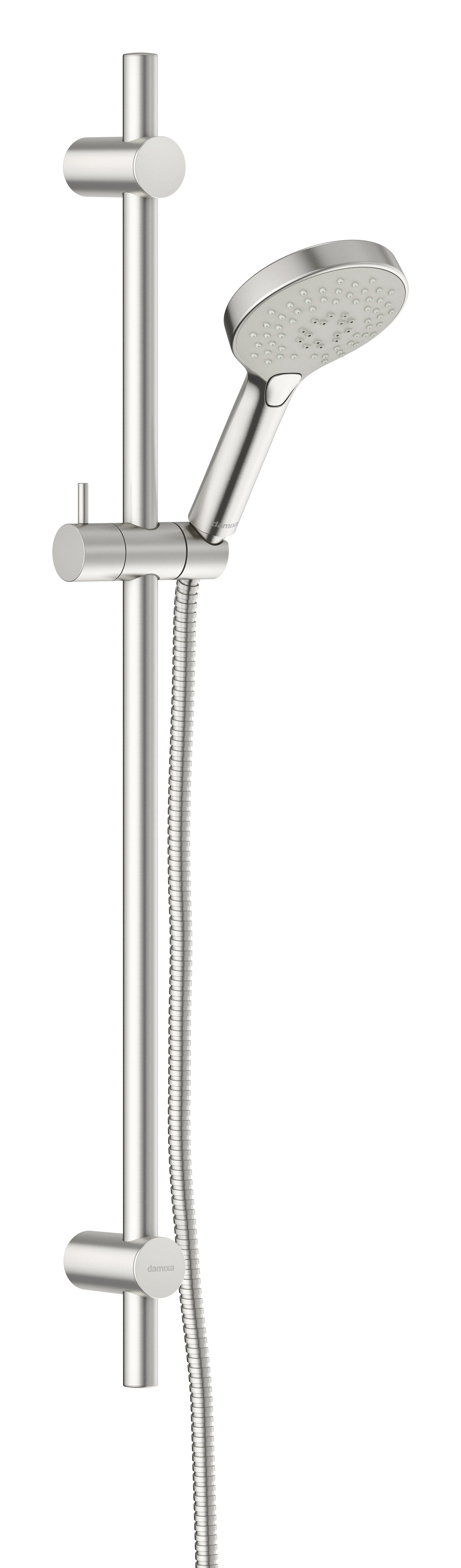 Damixa Silhouet Flex brusesæt med 3 indstillinger. Steel (PVD)