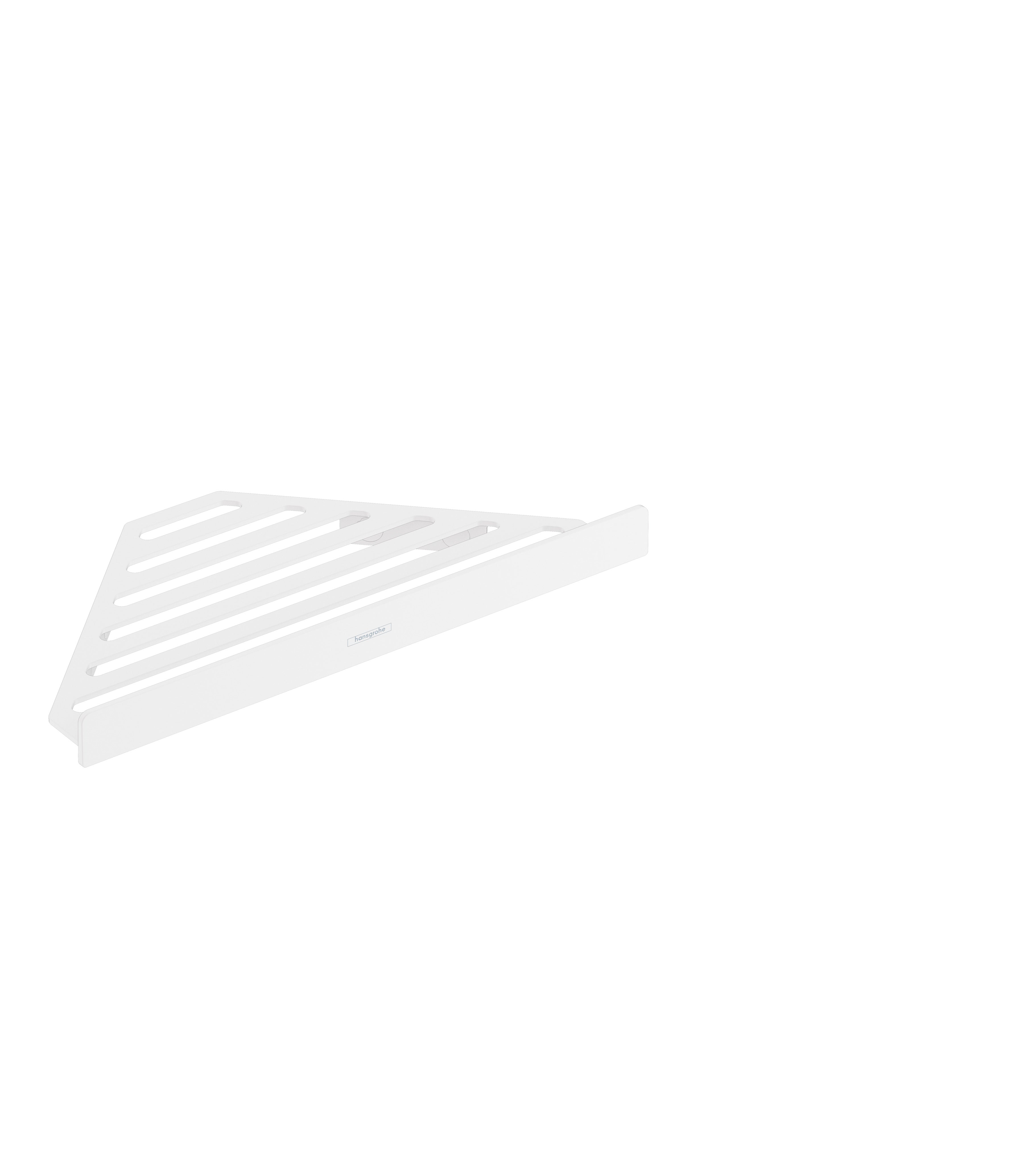HANSGROHE hjørnehylde 305mm  t/hjørne   white