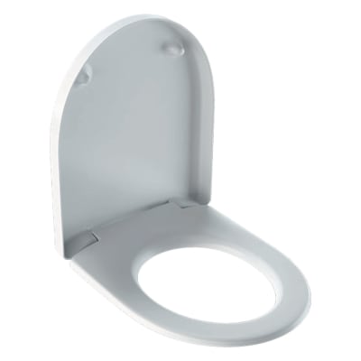 GEBERIT toiletsæde 355x450x45mm softclose m/låg duroplast  white