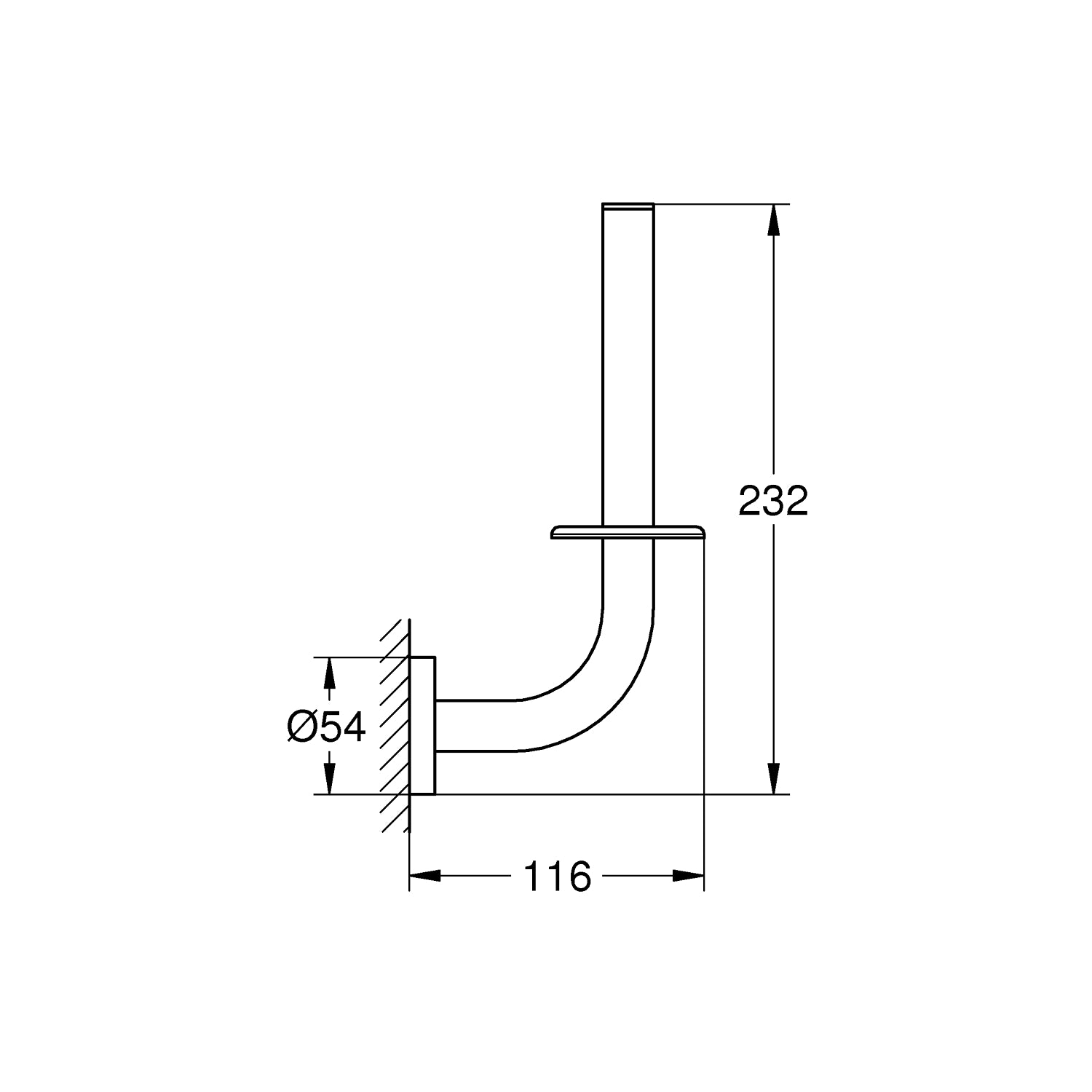 Grohe Essentials Reserve papirholder, Warm Sunset