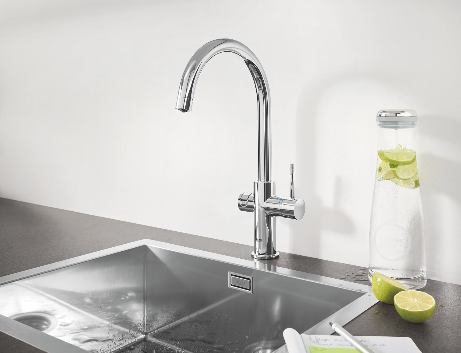 Grohe Blue Professional køkkenarmatur m/C-tud, krom