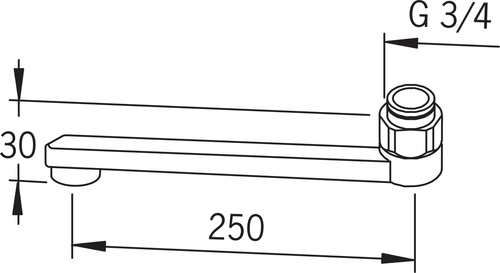 Oras 250 mm d-tud